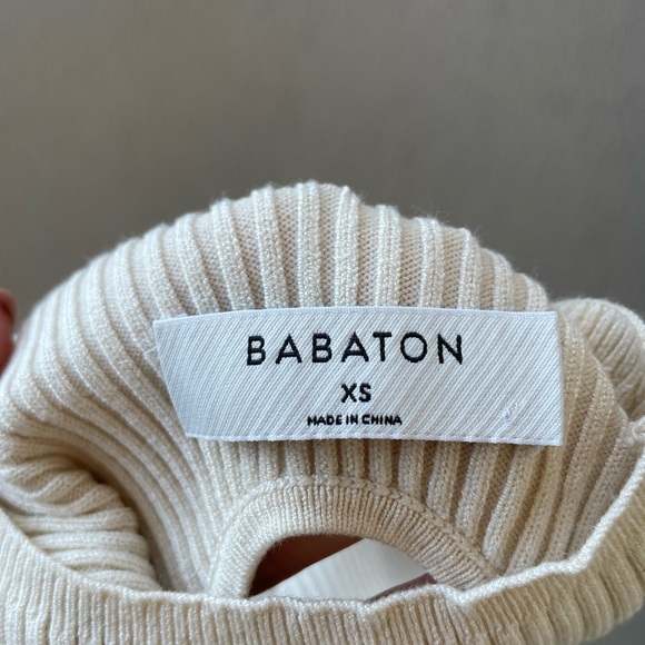 [SOLD] - Babaton Mock Neck Midi Dress - Picture 4 of 6